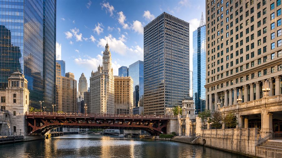 Chicago downtown legal and business district
