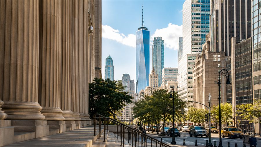 New York legal and business district